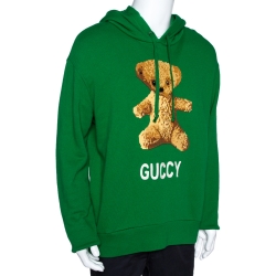 Gucci Guccy Teddy Bear Pink Sweatshirt, Men's (Size Large)