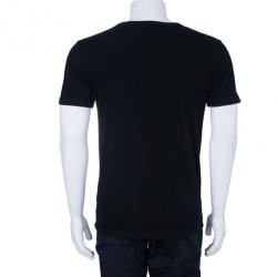 Gucci Men's Black Logo Print T-Shirt M