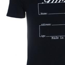 Gucci Men's Black Logo Print T-Shirt M