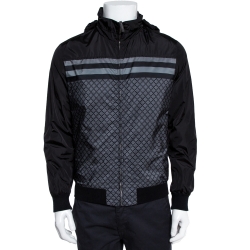 Gucci Black Diamante Hoodie Track jacket S