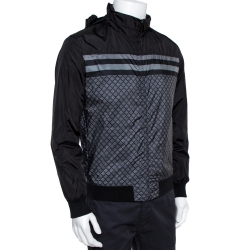 Gucci Black Diamante Hoodie Track jacket S