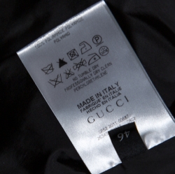Gucci Black Diamante Hoodie Track jacket S