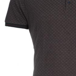 مملوكة مسبقًا Gucci Men's Brown Cotton Pique Polo Shirt XL