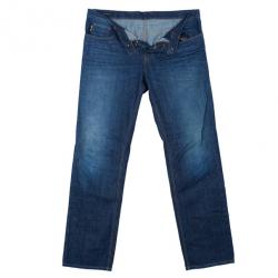 Gucci Men's Blue Super Stonewashed Denim Jeans L