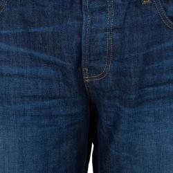 Gucci Men's Blue Super Stonewashed Denim Jeans L