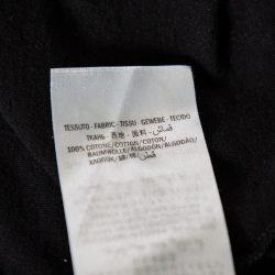 Gucci Black Cotton Logo Printed Crewneck T-Shirt S