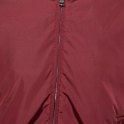 مملوكة مسبقًا Gucci Burgundy GG Jacquard Synthetic Reversible Bomber Jacket M