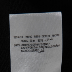 Pre Owned Gucci Black Cotton Printed Sweatshirt L