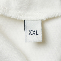 Pre Owned Gucci Off-White Logo Blade Print Cotton Oversized T-Shirt XXL