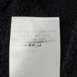 Pre Owned Gucci Black Vintage Logo Print Cotton Distressed Sweatshirt L