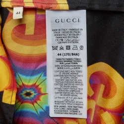 Pre Owned Gucci Multicolor Kaleidoscope Print Silk Shirt XS