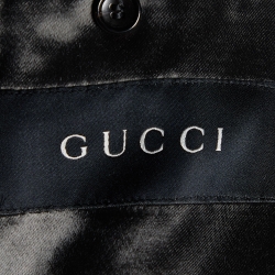 Gucci Grey Wool Long Coat XL