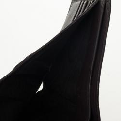 Pre Owned Gucci Guccissima Brown Leather D Ring Compact Wallet