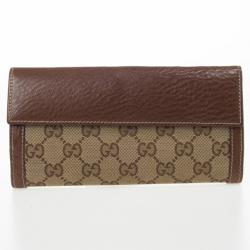 Pre Owned Gucci Monogram G Continental Wallet