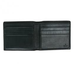 مملوكة مسبقًا Gucci Green Guccissima Leather Bi-Fold Compact Wallet