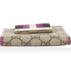 Pre Owned Gucci Ladies Web Medium Wallet
