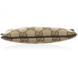 Pre Owned Gucci Beige Monogram Coin Purse