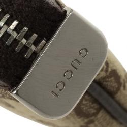 Pre Owned Gucci Beige Monogram Coin Purse