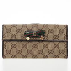 مملوكة مسبقًا Gucci Monogram Princy Continental Wallet