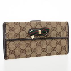 مملوكة مسبقًا Gucci Monogram Princy Continental Wallet