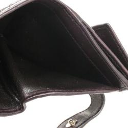 Pre Owned Gucci Brown Guccissima Leather Compact Wallet