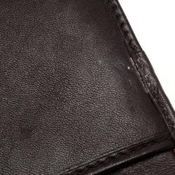 Pre Owned Gucci Brown Guccissima Indy Wallet