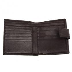 Pre Owned Gucci Brown Guccissima Indy Wallet
