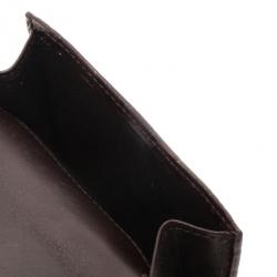 Pre Owned Gucci Brown Guccissima Indy Wallet