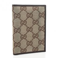 Pre Owned Gucci Monogram Canvas and Leather Wallet