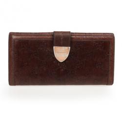 Pre Owned Gucci Guccissima Leather Continental Wallet