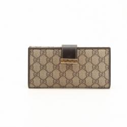 Pre Owned Gucci GG Monogram Continental Wallet
