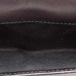 مملوكة مسبقًا Gucci Black Guccissima Continental Wallet 
