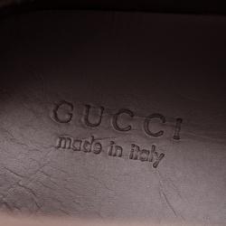 Pre Owned Gucci Brown Monogram GG High Top Sneaker Size 43