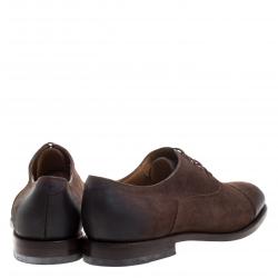 Gucci Brown Suede Lace Up Oxfords Size 42