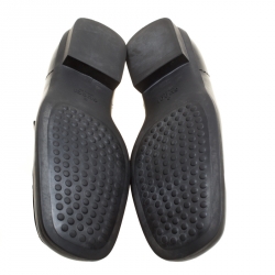 Gucci Black Leather Bit Loafers Size 42.5