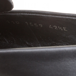 Gucci Black Leather Bit Loafers Size 42.5