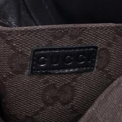 مملوكة مسبقًا Gucci Brown Lace Up Flat Knee Length Boots Size 39