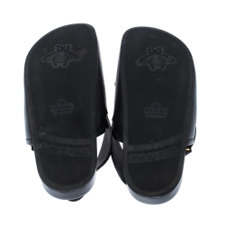 مملوكة مسبقًا  صندل غوتشي ريفر هورسبيت جلد مرصع مقاس 42