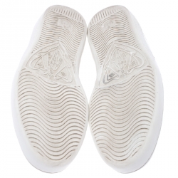 Gucci White Leather Ace Low Top Sneakers Size 44