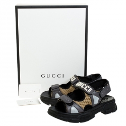 مملوكة مسبقًا صندل غوتشي سليبر بإصبع GG جلد بني مقاس 40