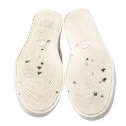 Gucci Beige/Brown GG Canvas MLB Ny Yankees Slip On Sneakers Size 43