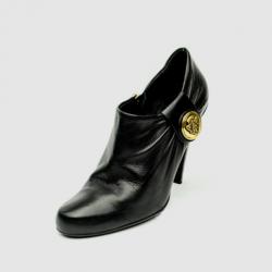 مملوكة مسبقًا Gucci Black Leather 'Hysteria' Booties Size 37