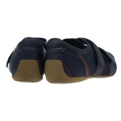 Pre Owned Gucci Black Mesh Velcro Sneakers Size 43.5