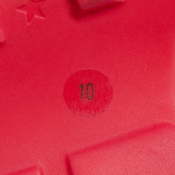 مملوكة مسبقًا Gucci Pink Leather Rhyton Low Top Sneakers Size 44