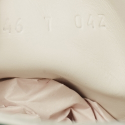 مملوكة مسبقًا Gucci White Leather Embroidered Bee Ace Sneakers Size 41