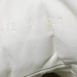 Pre Owned Gucci Black/Green Leather Stripe Ace High Top Sneakers Size 43