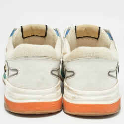 Gucci Multicolor Leather and Mesh Ultrapace Sneakers Size 46.5