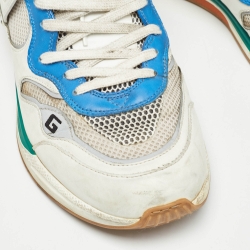 Gucci Multicolor Leather and Mesh Ultrapace Sneakers Size 46.5