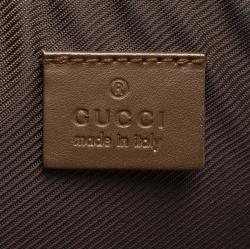 Gucci Brown/Beige GG Canvas Briefcase