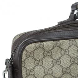 Gucci Brown GG Coated Canvas and Leather Medium Briefcase